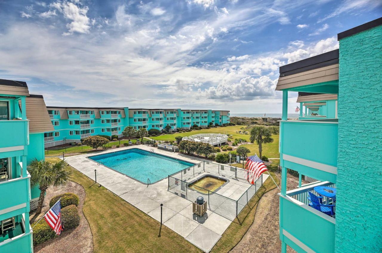 Beachfront Condo With Boardwalk And Pool Access! Atlantic Beach Exterior foto